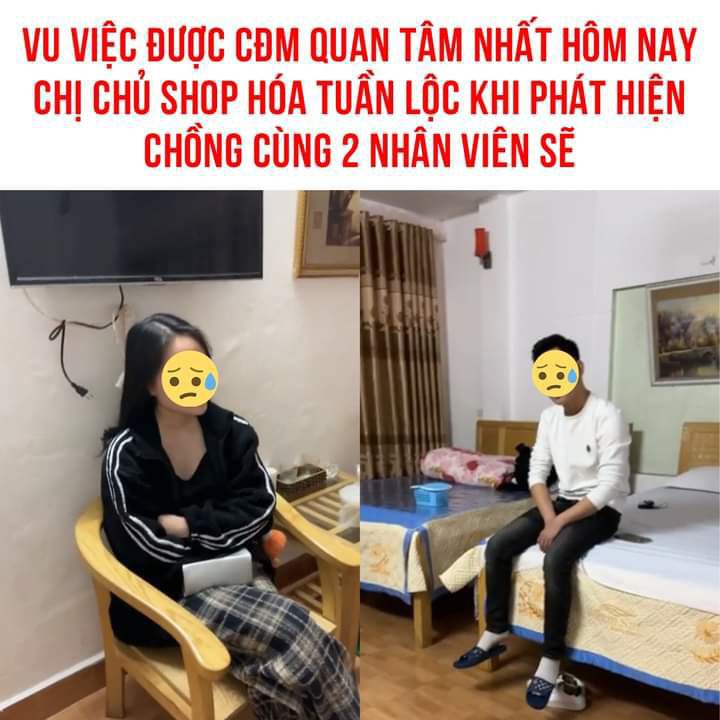 2 em nhân viên ngoại tình với chồng chủ shop